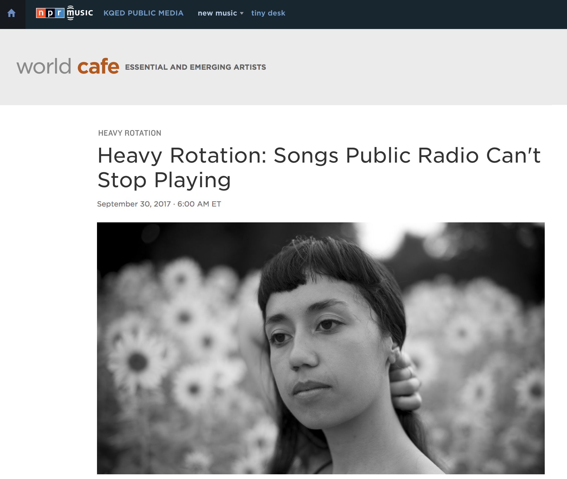 NPR feature LADAMA’s Porro Macatu in their Heavy Rotation playlist
