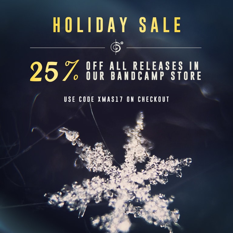 Save 25% on everything in our bandcamp store