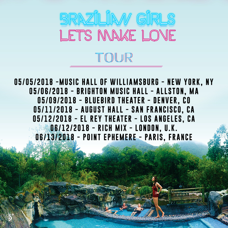Brazilian Girls announces North America 2018 Tour